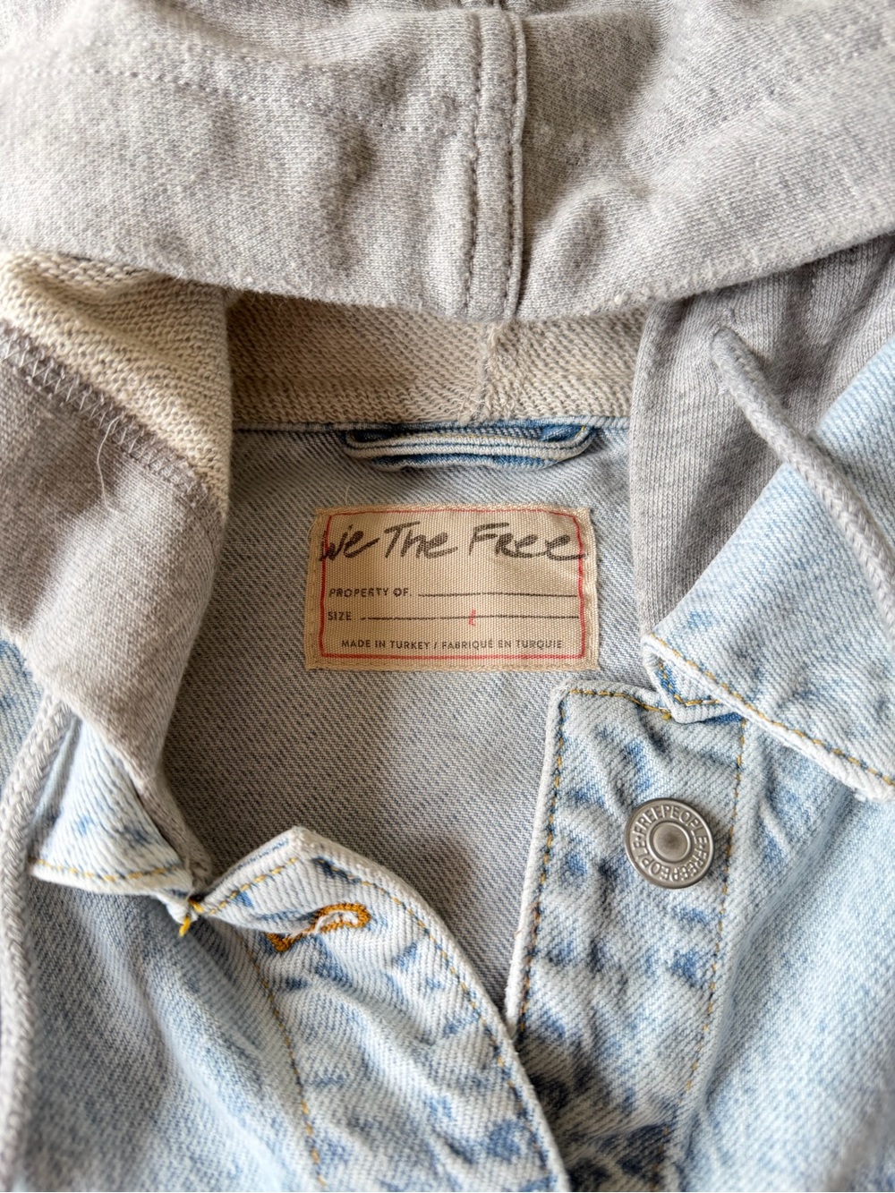 Free People Cropped Denim Jacket - Picture 4 of 4